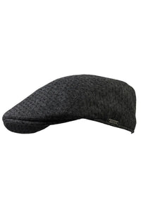 Ivy Modern Wool Blend Dot 'Archive Line' Cap in Dark Grey by Wigens