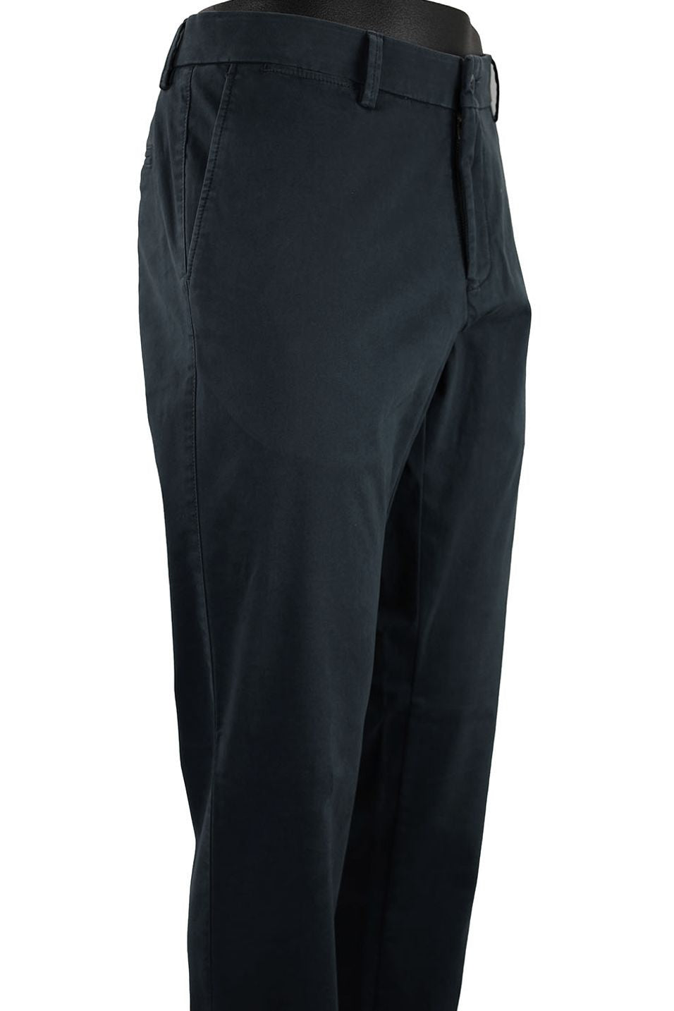 Cashmere Touch Pima Cotton Sateen Stretch Chino in Choice of Colors (Mackay Slim Fit) by Ballin