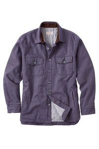 Quilted Shirt Jacket in Dark Navy by Borgo28