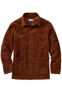 14 Wale Corduroy Chore Coat in Cognac by Borgo28