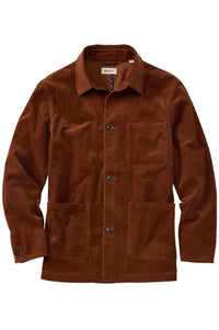14 Wale Corduroy Chore Coat in Cognac by Borgo28