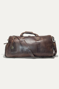Atticus Leather Shoe Duffle in Brown by Will Leather Goods
