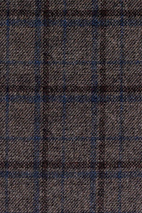 Newsboy Retro Wool Check 'Archive Line' Cap in Brown by Wigens