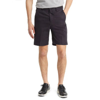 Microfiber Performance Golf Shorts in Black (Hampton9 Plain Front) by Berle