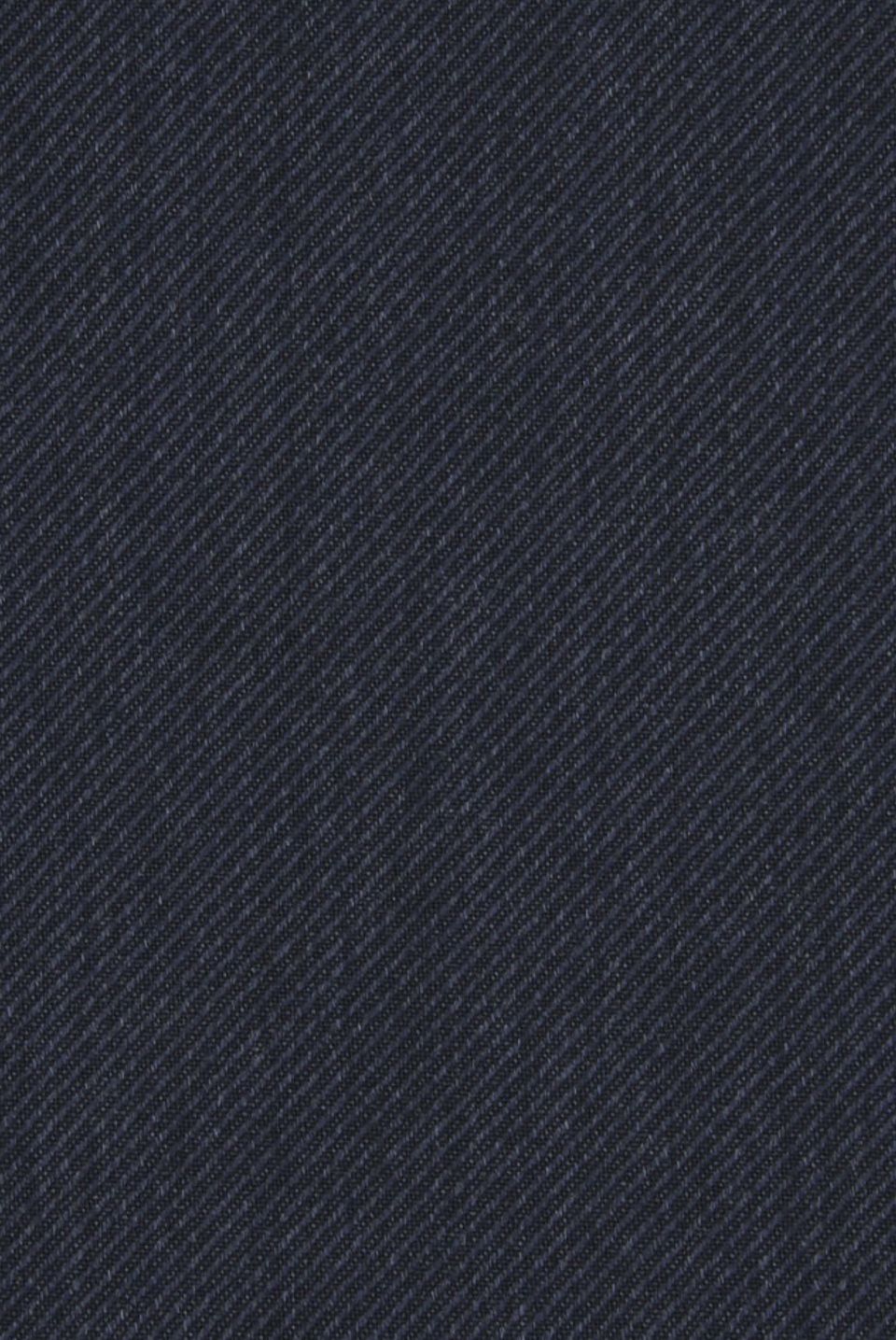 Super 110s Lightweight Heather Twill Comfort-EZE Trouser in Navy (Flat Front Models) by Ballin