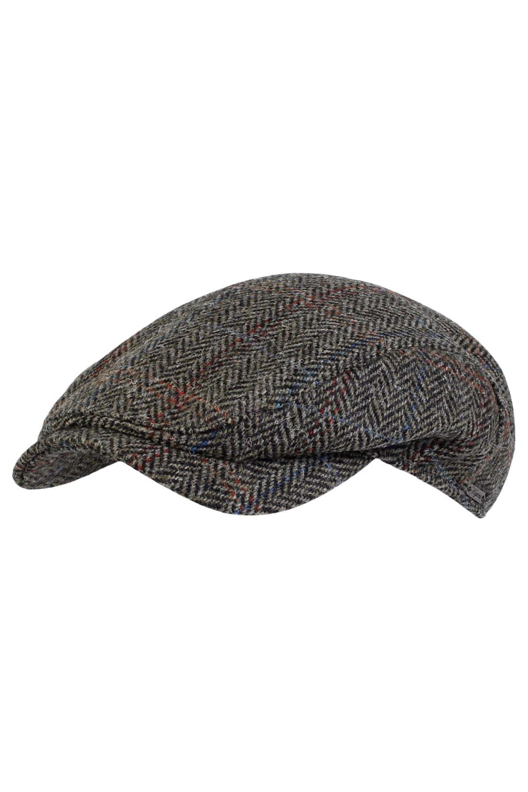 Ivy Contemporary Cap in Harris Tweed Broken Herringbone (Choice of Colors) by Wigens