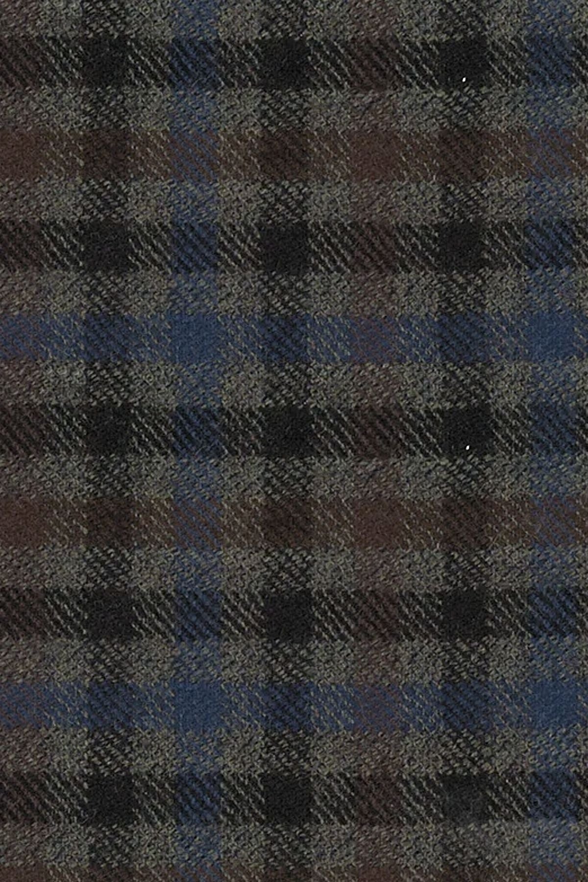 Ivy Modern 'Lanificio Campore' Wool Check 'Archive Line' Cap in Grey by Wigens