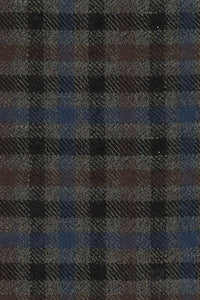 Ivy Modern 'Lanificio Campore' Wool Check 'Archive Line' Cap in Grey by Wigens