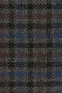 Ivy Modern 'Lanificio Campore' Wool Check 'Archive Line' Cap in Grey by Wigens