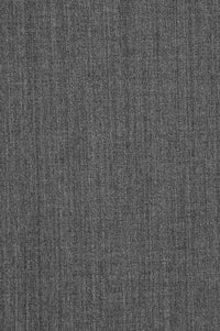 Super 110s Prunelle Wool Flat Front Trouser in Medium Grey (Park Traditional Fit) by 6 East by Ballin