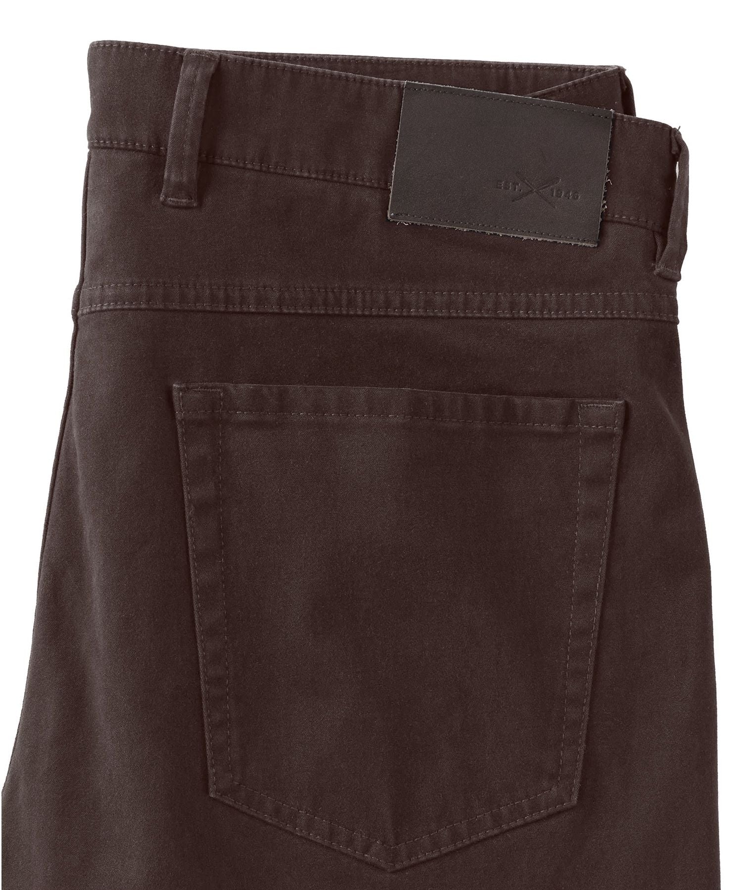 Cashmere Touch Pima Cotton Sateen Stretch 5-Pocket Pants in Choice of Colors (Crescent Modern Fit) by Ballin