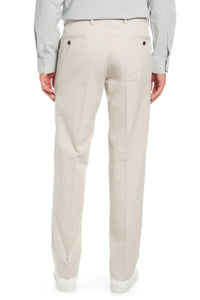 Washed Poplin Pant in Stone (Calhoun Trim Fit) by Charleston Khakis