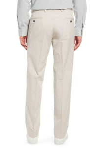 Washed Poplin Pant in Stone (Calhoun Trim Fit) by Charleston Khakis