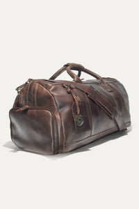 Atticus Leather Shoe Duffle in Brown by Will Leather Goods