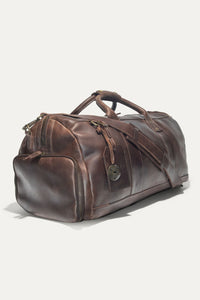 Atticus Leather Shoe Duffle in Brown by Will Leather Goods