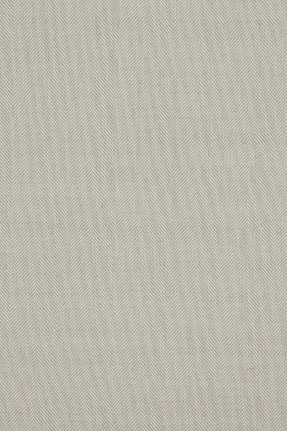 Super 130s Italian Solaro Herringbone Wool Flat Front Trouser in Stone Grey (Houston Modern Fit) by 6 East by Ballin
