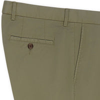 Microsanded Stretch Twill Shorts in Sage by Scott Barber