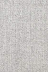 Cashmere and Wool Italian Flannel Comfort-EZE Trouser in Light Grey (Flat Front Models) by Ballin