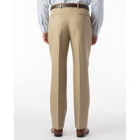Comfort-EZE Micro Nano Performance Gabardine Trouser in Tan, Size 40 (Dunhill Traditional Fit) by Ballin
