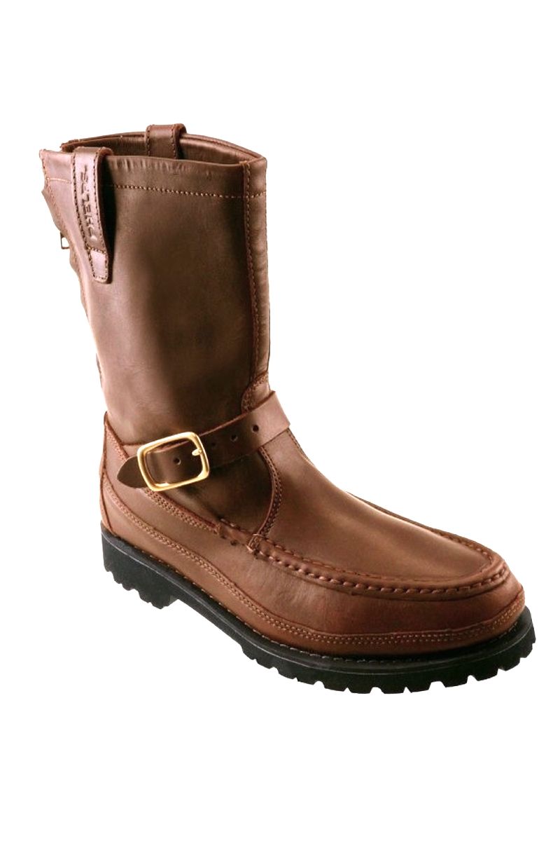 Brown leather hunting boots hotsell