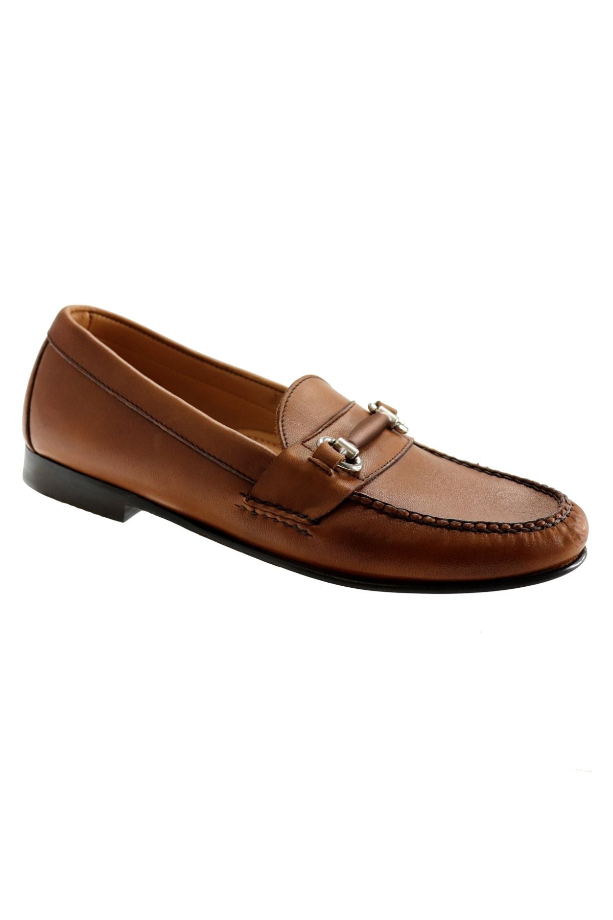 Preston Interchangeable 'Bridge Bits®' Loafer in Pecan Sheepskin by T.B. Phelps