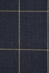 Micro Structured Windowpane Wool Tropical Twill 'Vitale Barbers Canonico' Italian Luxury Trouser (Houston Modern Fit - Choice of Colors) by 6 East by Ballin
