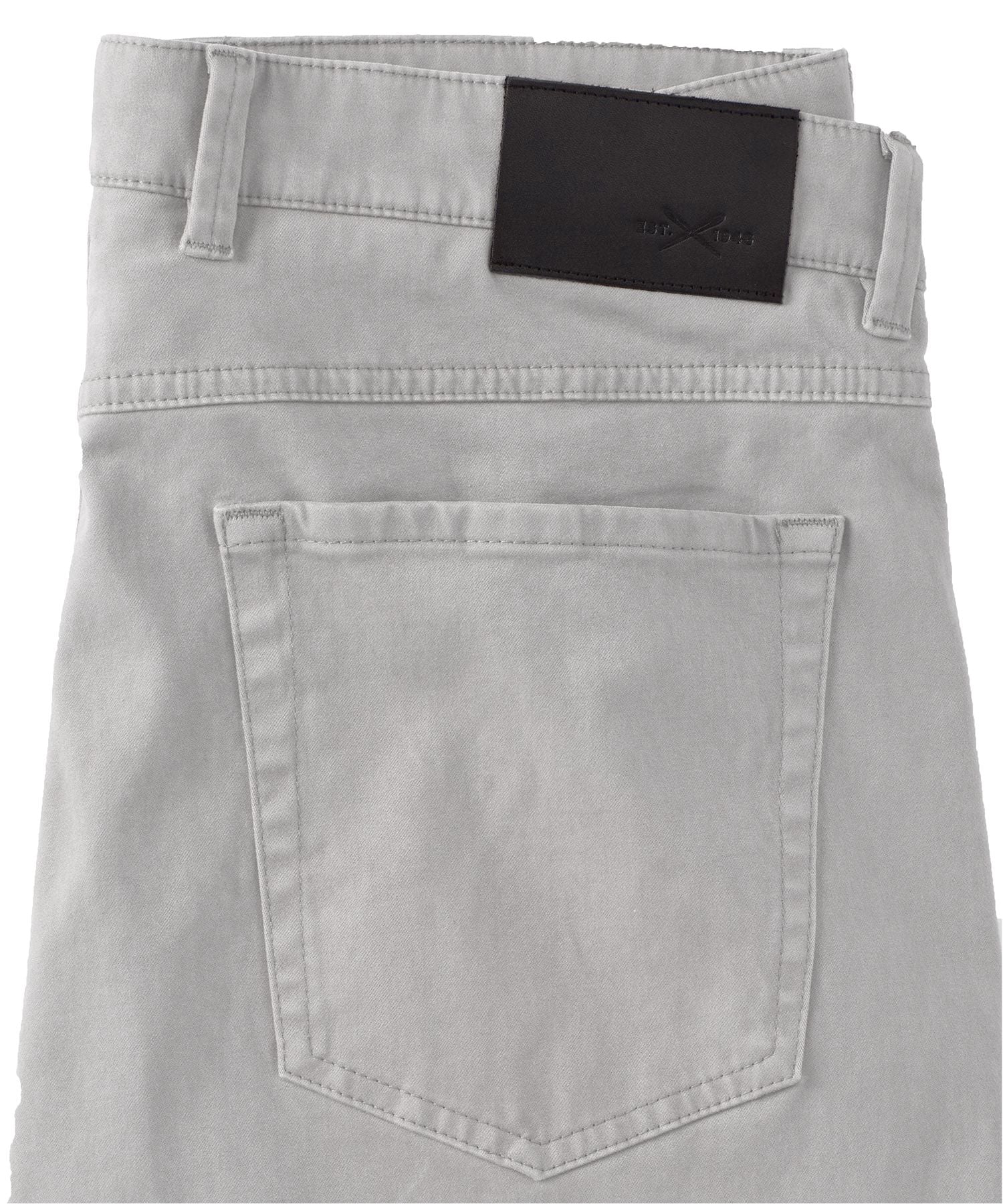 Cashmere Touch Pima Cotton Sateen Stretch 5-Pocket Pants in Choice of Colors (Crescent Modern Fit) by Ballin