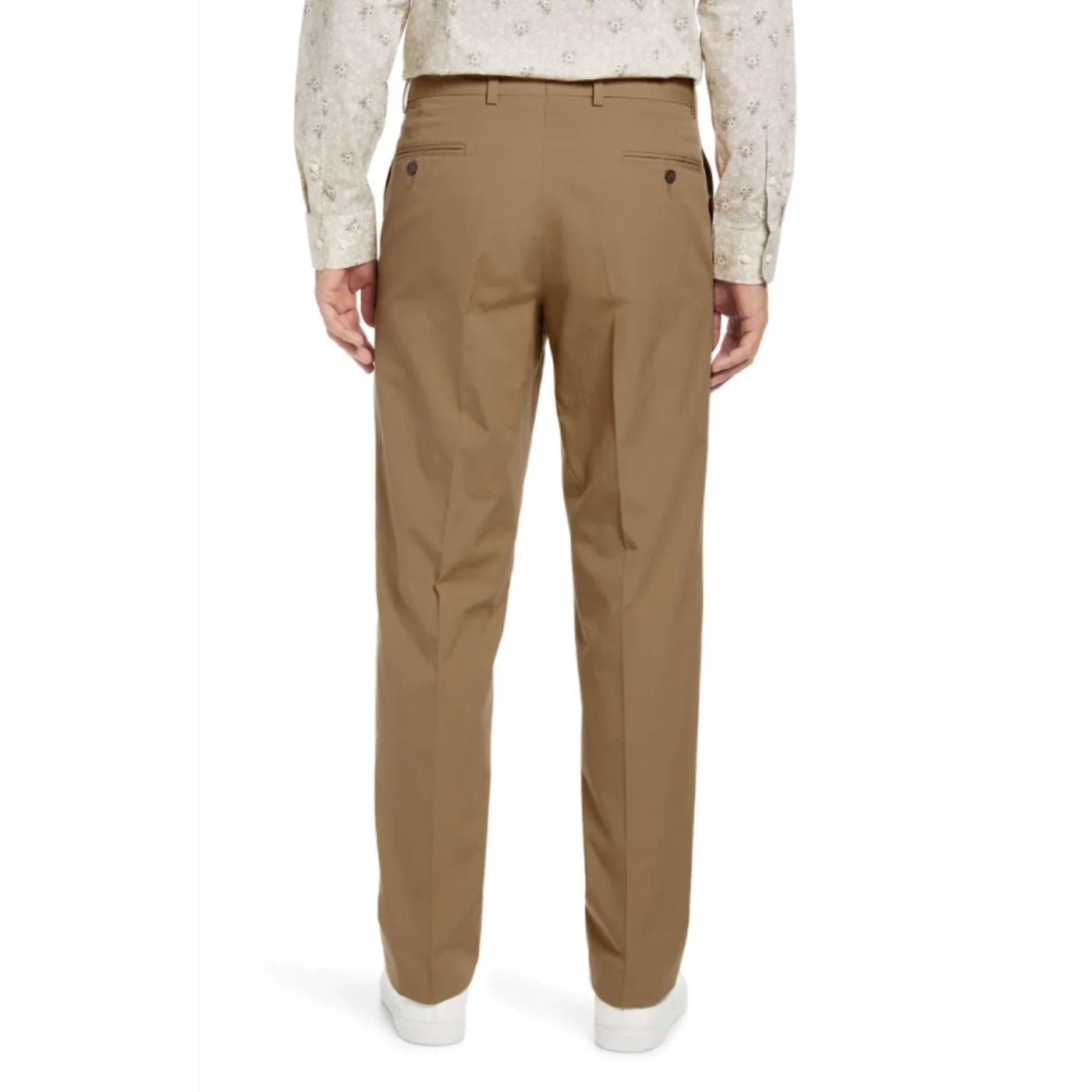 Washed Poplin Pant in British Tan (Sumpter Flat Front) by Charleston Khakis