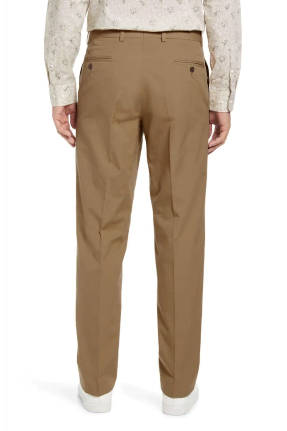 Washed Poplin Pant in British Tan (Sumpter Flat Front) by Charleston Khakis