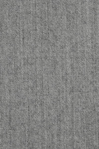 Cashmere and Wool Italian Flannel Comfort-EZE Trouser in Pearl Grey (Flat Front Models) by Ballin