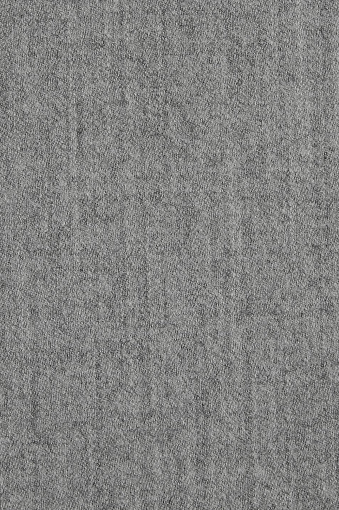 Cashmere and Wool Italian Flannel Comfort-EZE Trouser in Pearl Grey (Flat Front Models) by Ballin