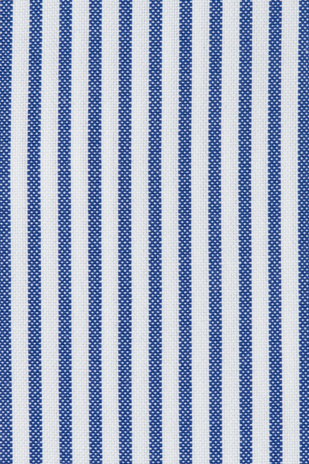 The Burlington - Wrinkle-Free Banker's Stripe Cotton Dress Shirt in Blue by Cooper & Stewart