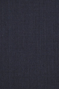 Super 110s Prunelle Wool Flat Front Trouser in Navy Mix (Choice of Fits) by 6 East by Ballin