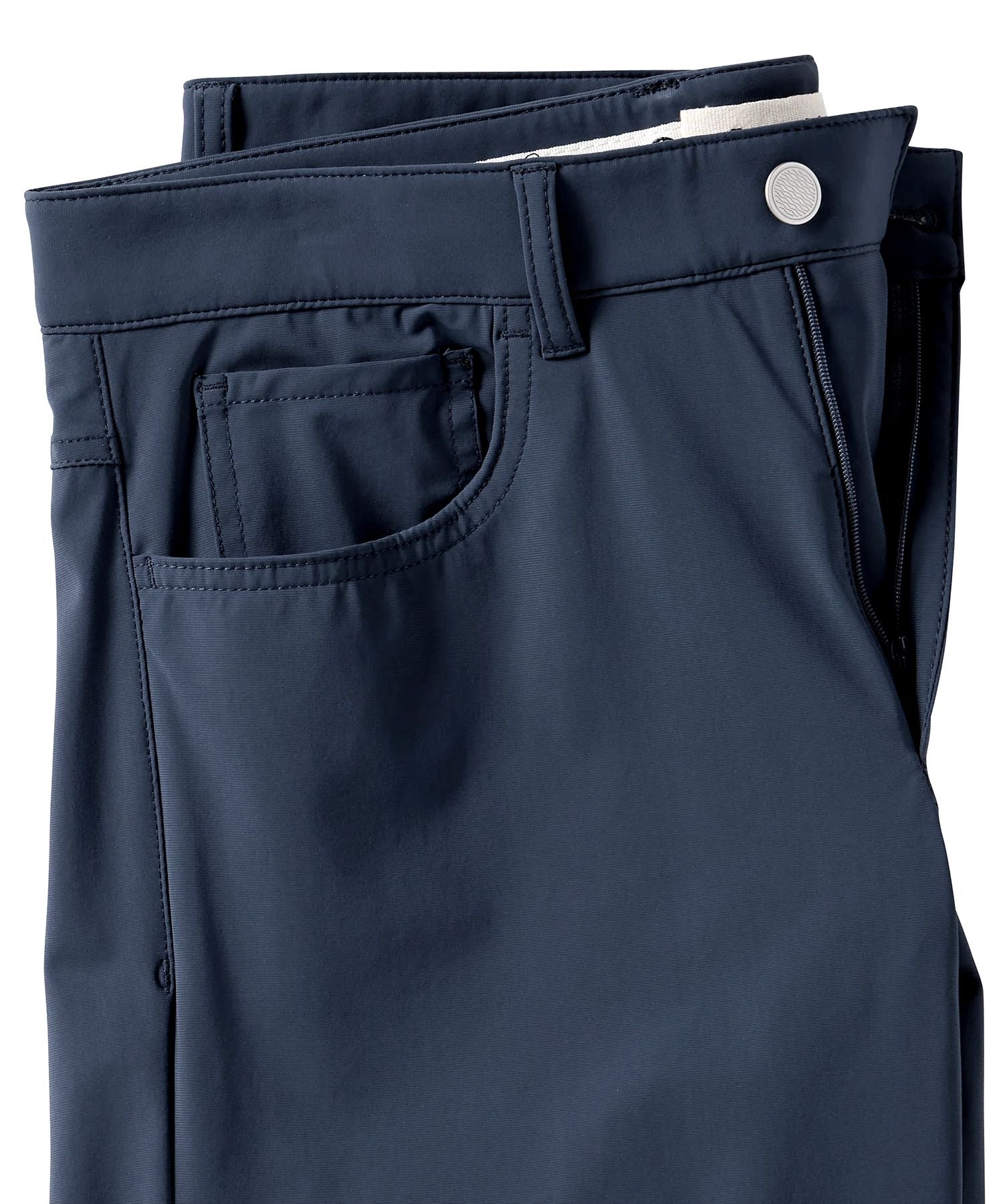 Techno Ultimate Performance 5-Pocket Pant in Navy, Size 34 (Crescent Modern Fit) by Ballin
