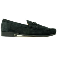 Snaffle Bit Loafer in Blackout Suede (Size 10 1/2) by Alan Payne Footwear