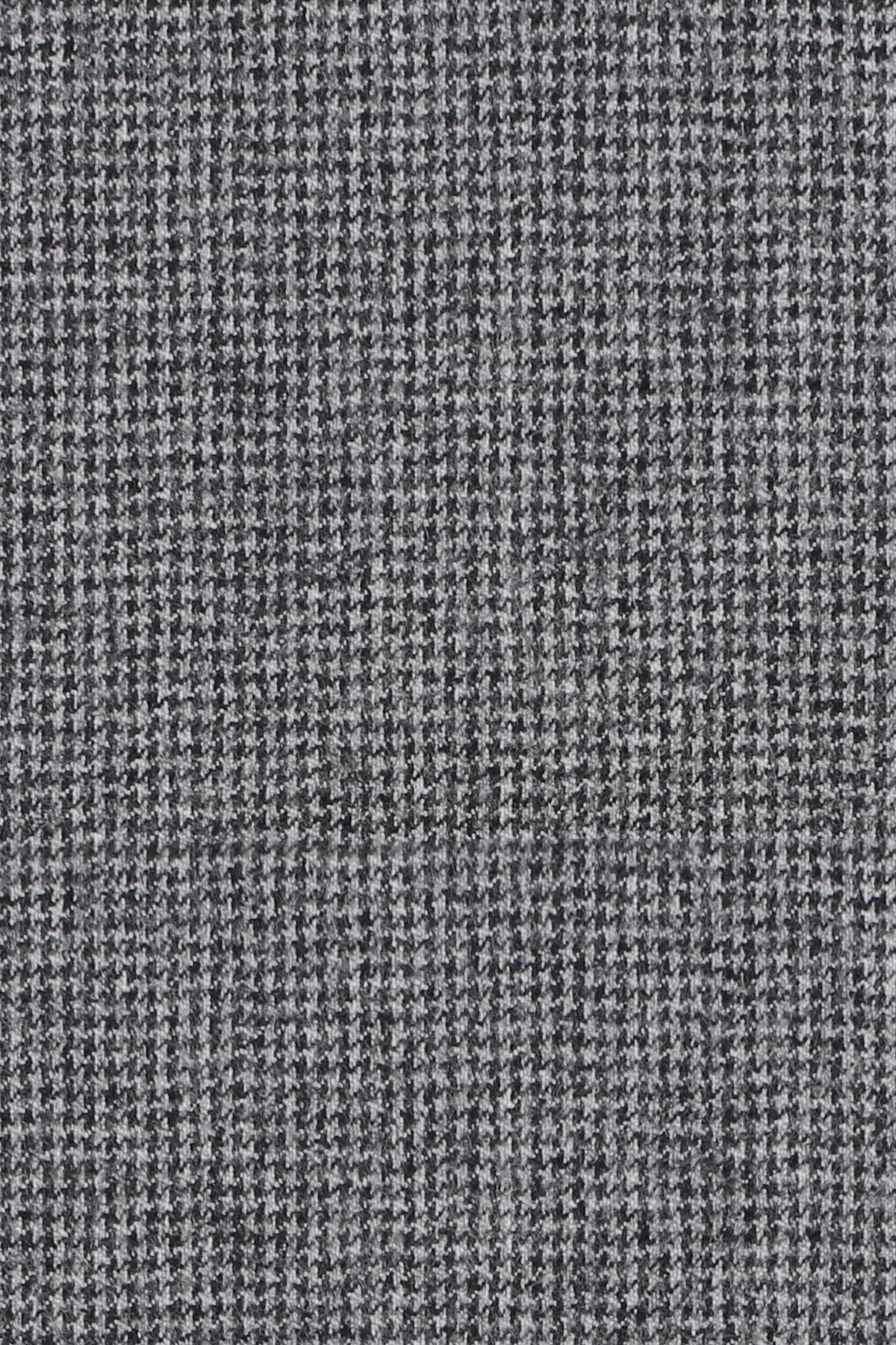 Ivy Modern Houndstooth 'Vitale Barberis Canonico' Wool Blend 'Archive Line' Cap in Grey by Wigens