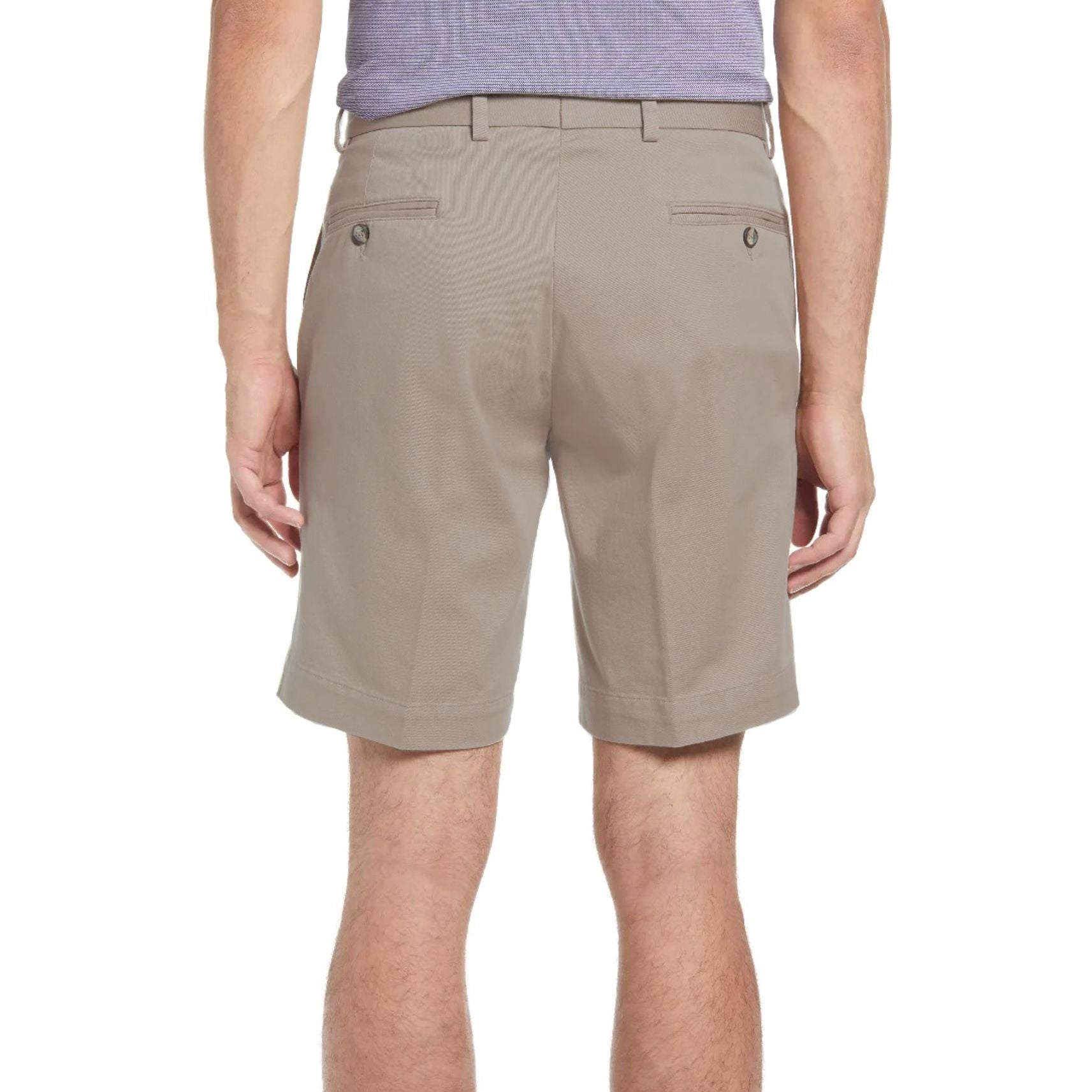 Washed Khaki Shorts in Khaki (Sumpter9 Flat Front) by Charleston Khakis