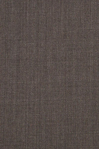 Super 110s Prunelle Wool Flat Front Trouser in Brown Mix (Choice of Fits) by 6 East by Ballin