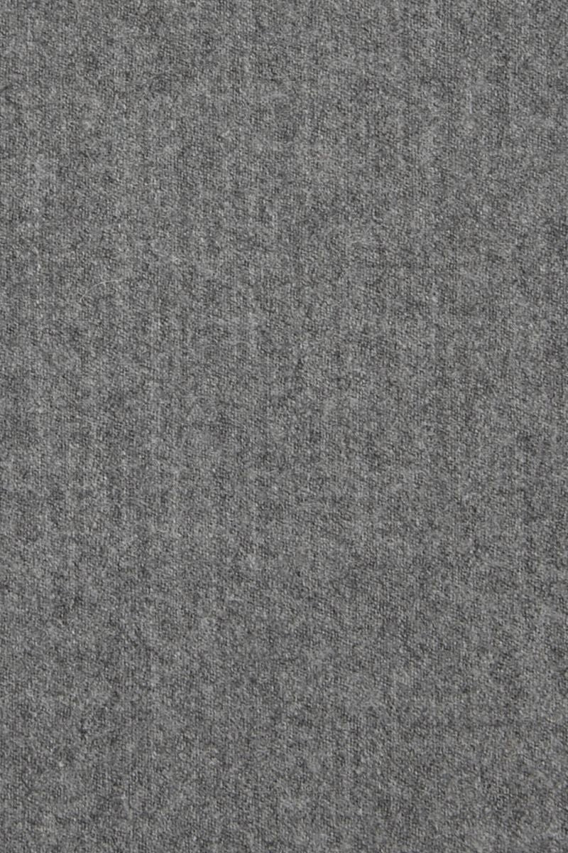 Cashmere and Wool Italian Flannel Comfort-EZE Trouser in Banker's Grey (Flat Front Models) by Ballin
