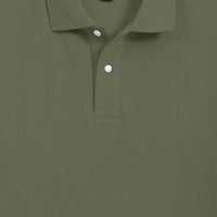 Pima Pique Short Sleeve Two-Button Polo in Sage by Scott Barber