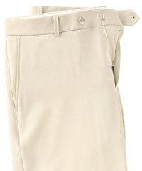 Comfort-EZE Commuter Bi-Stretch Gabardine Trouser in Ivory (Flat Front Models) by Ballin