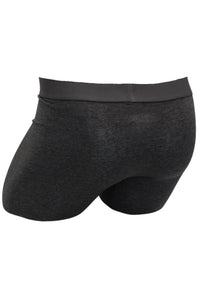Biker Brief w/ Fly in Graphite by Wood Underwear