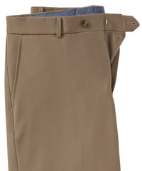 Comfort-EZE Commuter Bi-Stretch Gabardine Trouser in Khaki, Size 38 (Soho Modern Fit) by Ballin