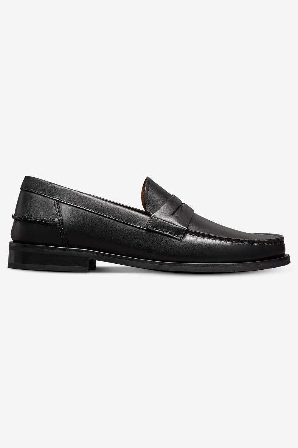 Sorrento Moccasin-Style Penny Loafer in Black Leather by Allen Edmonds