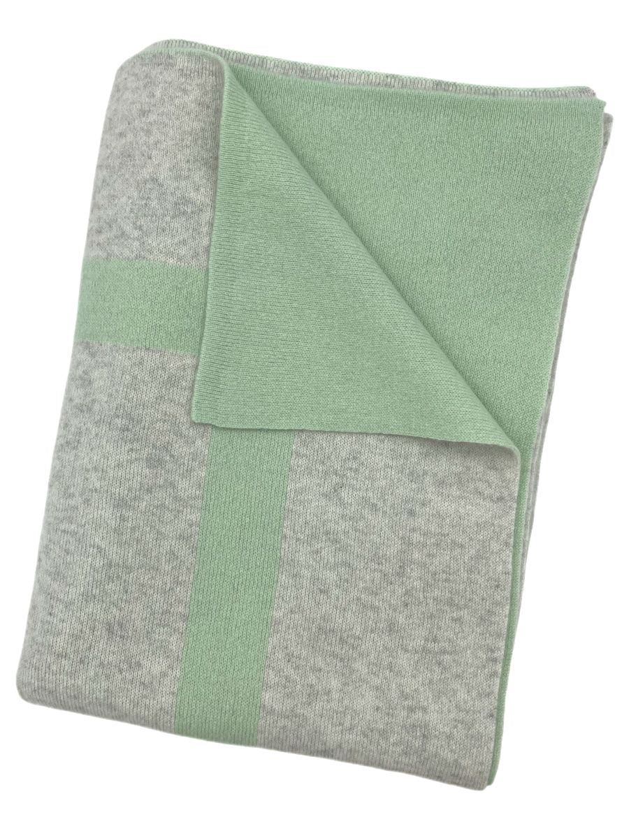 100% Cashmere Homestead Knit Throw (Choice of Colors) by Alashan Cashmere