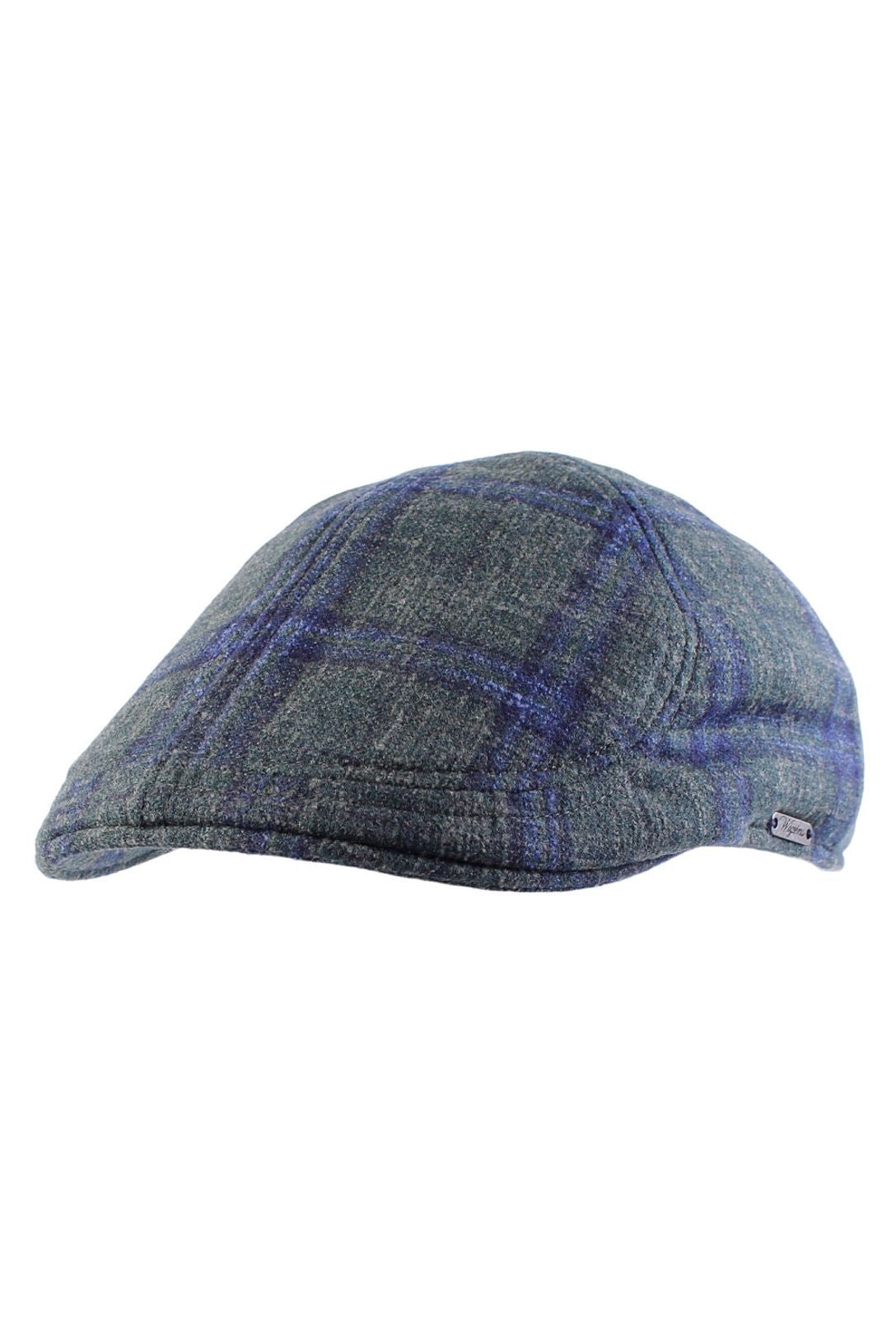 Pub Cap In Italian Wool Check (Choice of Colors) by Wigens