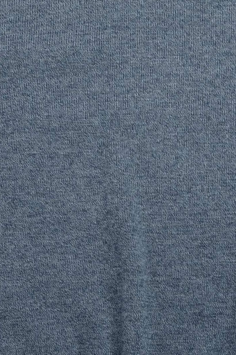 Extra Fine 'Zegna Baruffa' Merino Wool V-Neck Sleeveless Sweater Vest in Blue Mix by Viyella