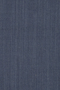 Super 130s Italian Solaro Herringbone Wool Flat Front Trouser in Navy (Houston Modern Fit) by 6 East by Ballin