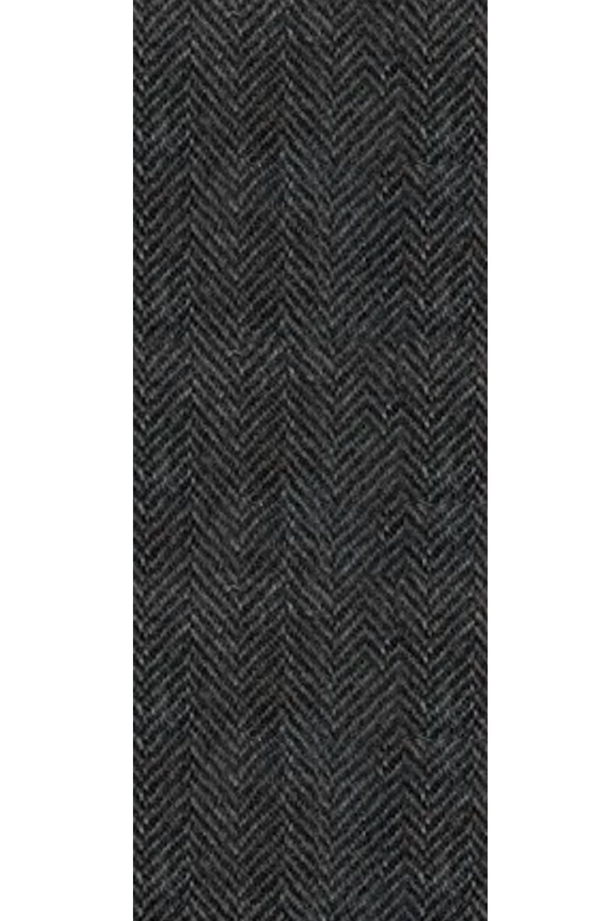 Ivy Modern Wool and Cashmere Herringbone 'Archive Line' Cap in Anthracite by Wigens