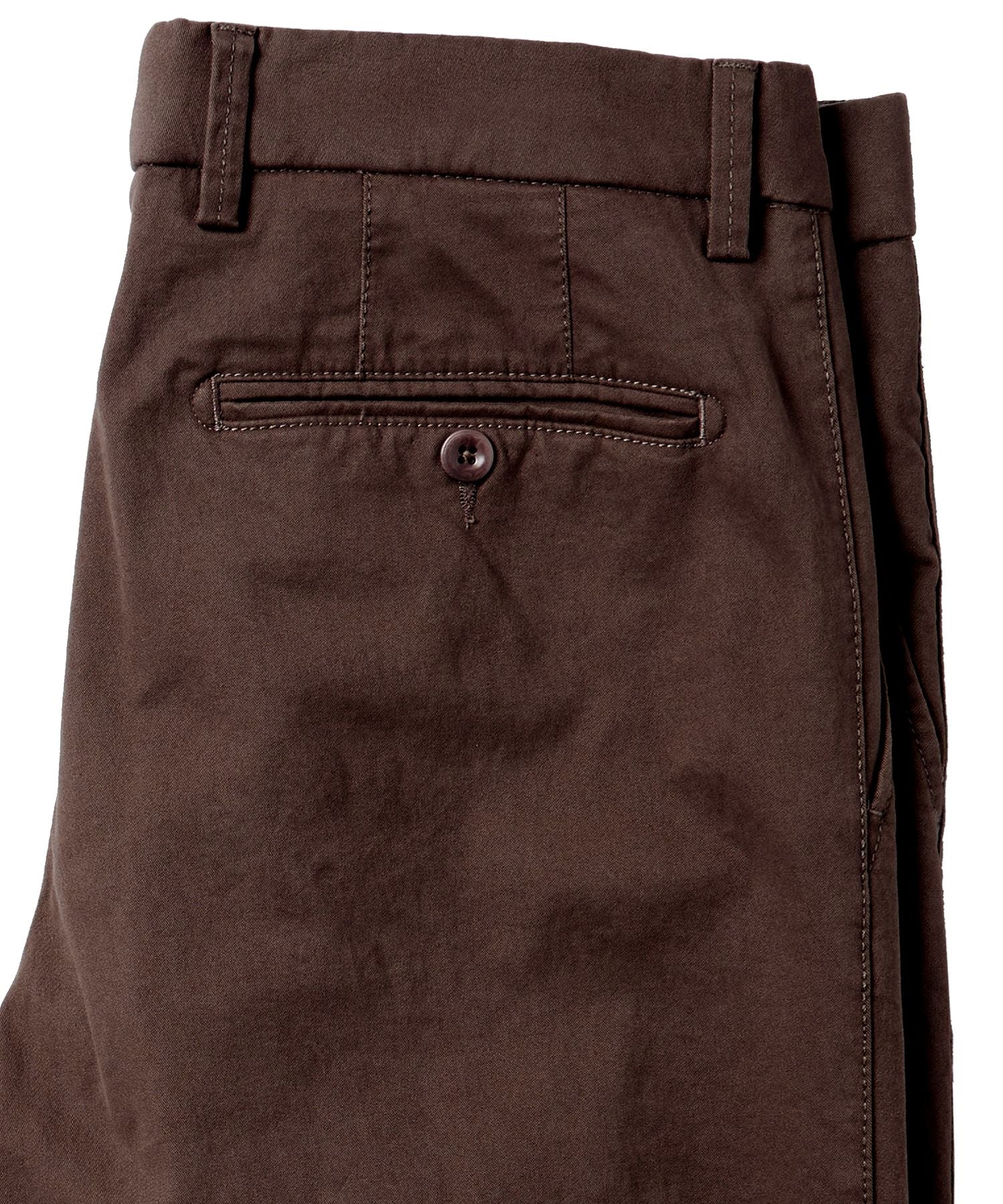 Perma Color Pima Twill Khaki Pants in True Khaki (Mansfield Relaxed Fit) by Ballin